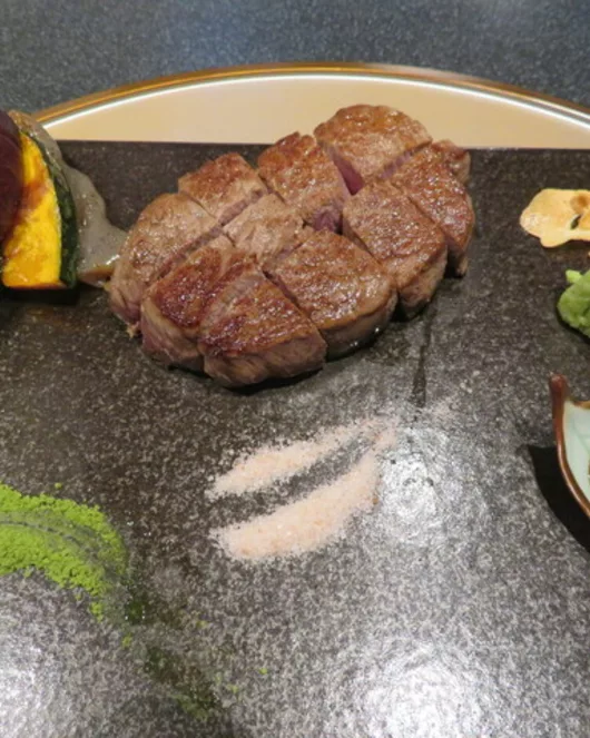 Kagoshima Black Wagyu Sirloin Steak Lunch Course